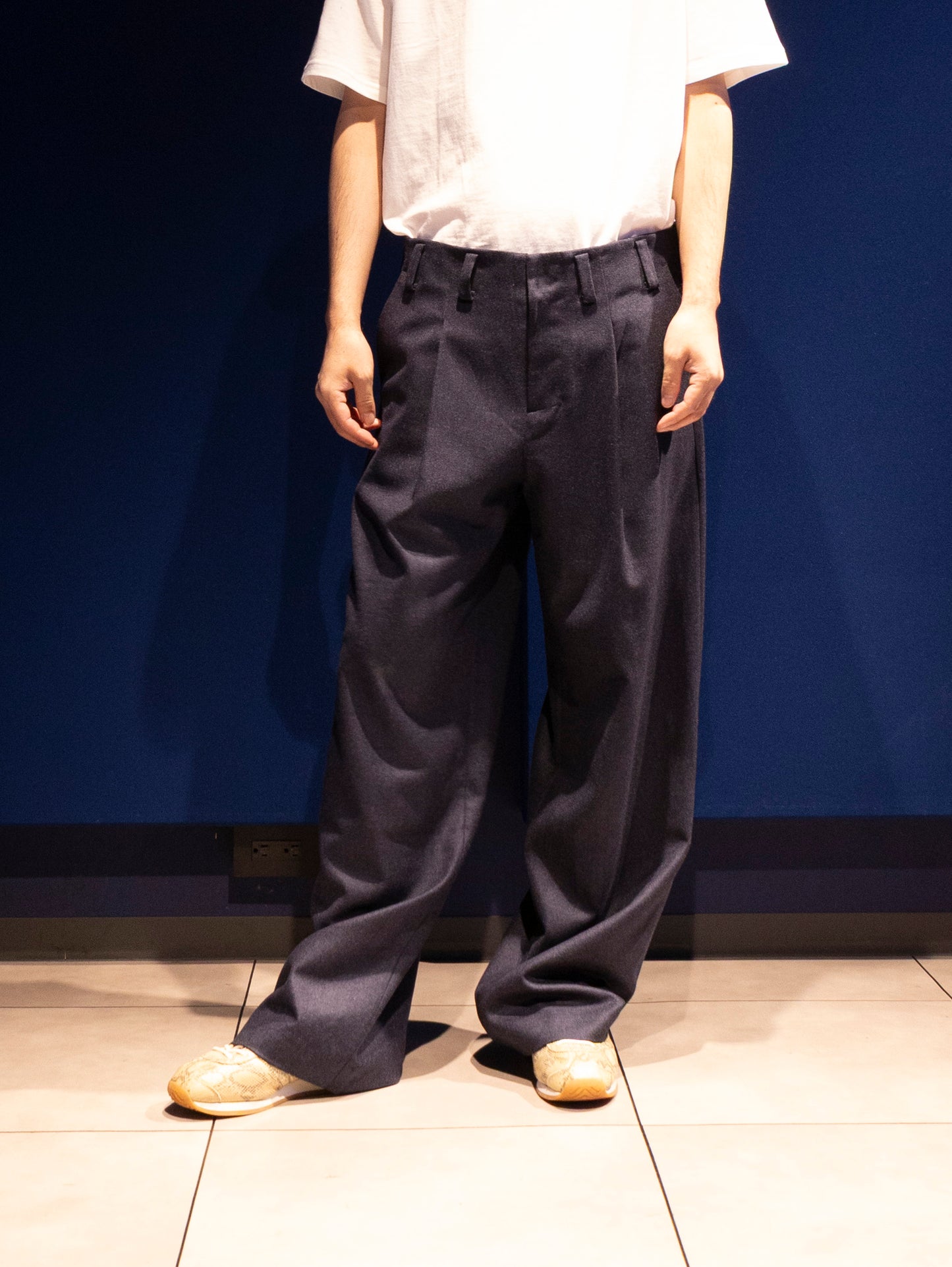 Wool bigtack slacks