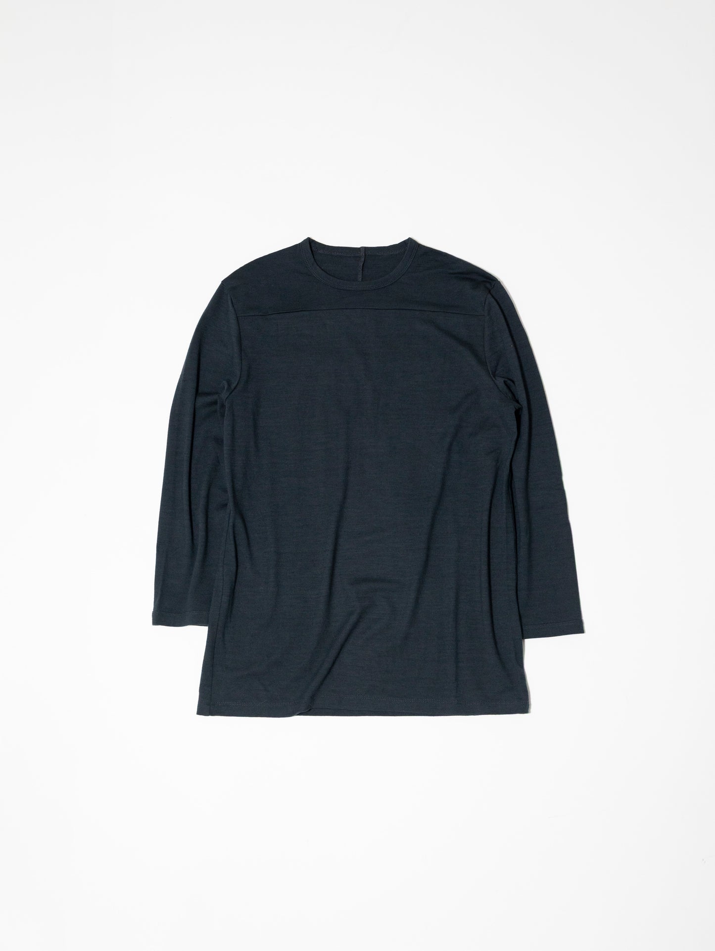 Wool long-sleeve T-shirt