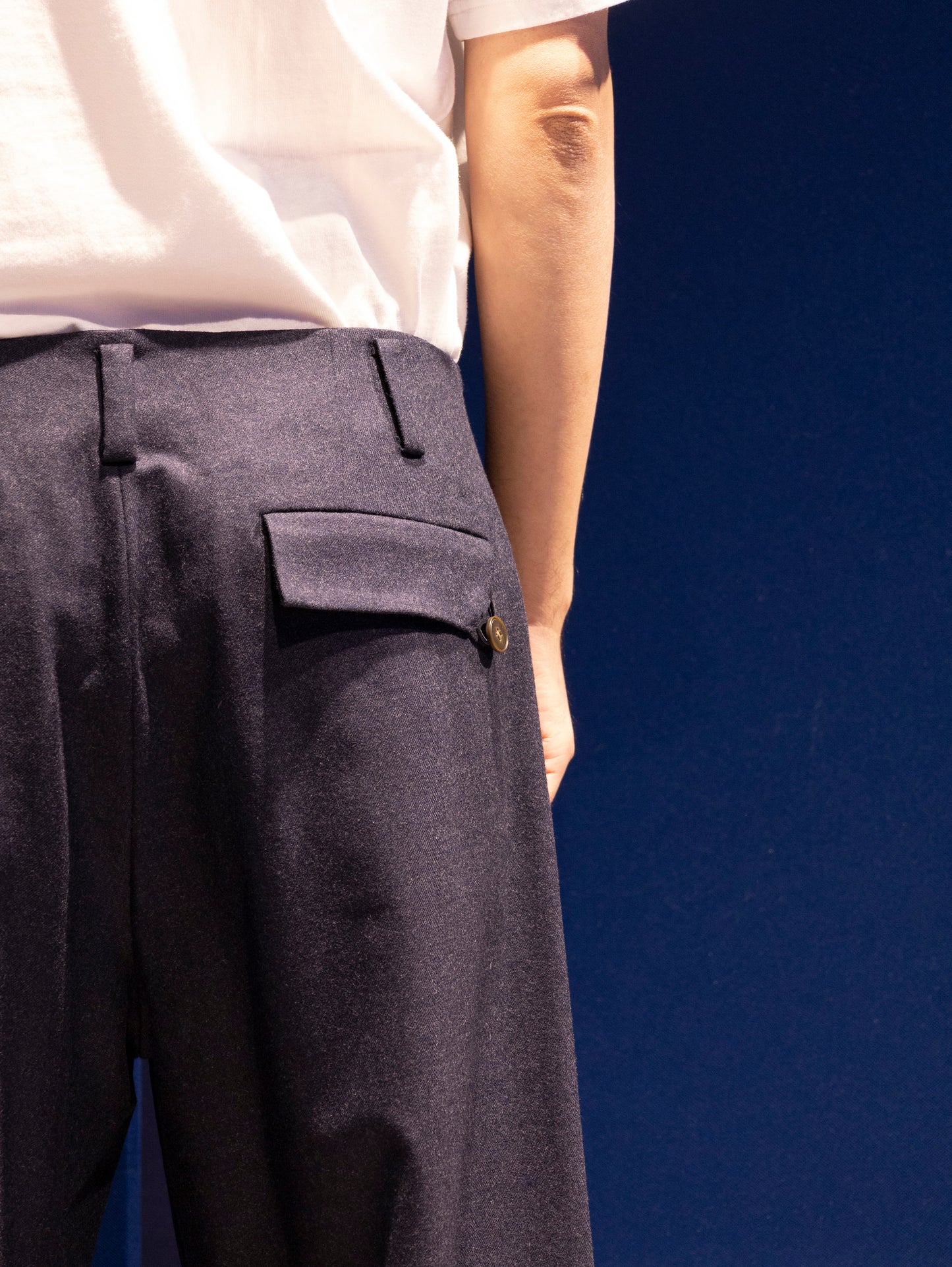 Wool bigtack slacks